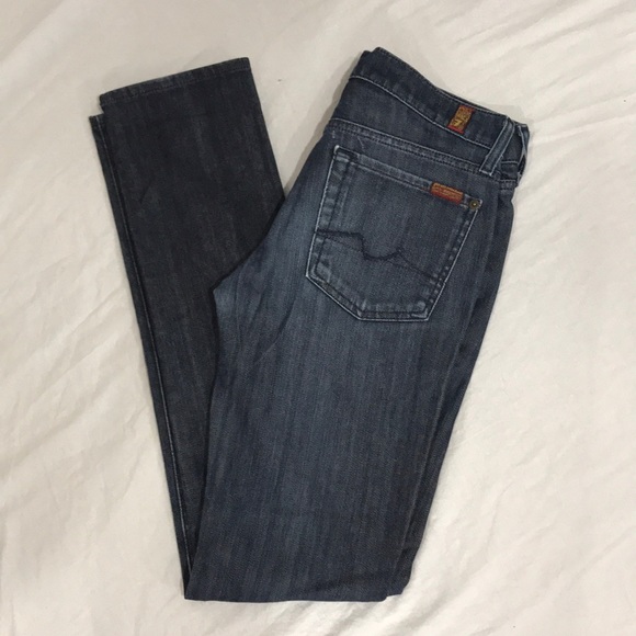 7 For All Mankind Denim - 7 For All Mankind Roxanne Skinny Stretch Jean
